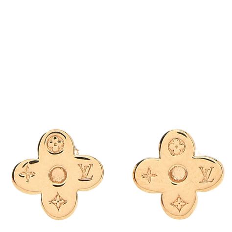 lv flower earrings|inspired lv earrings.